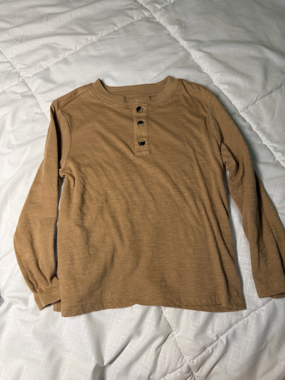 3 Long Sleeve Henley Tops 4t